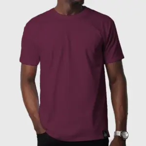 Burgundy Blank T-shirt