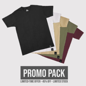 PROMO PACK - 5 Blank T-shirts