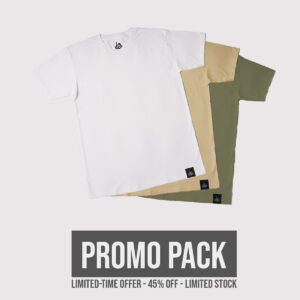 PROMO PACK - 3 Blank T-shirts WBG