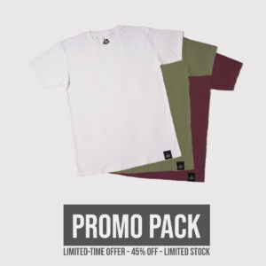 PROMO PACK - 3 Blank T-shirts WGB