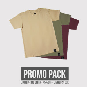 PROMO PACK - 3 Blank T-shirts BGB