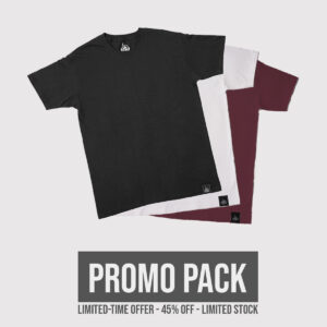 PROMO PACK - 3 Blank T-shirts BWBr